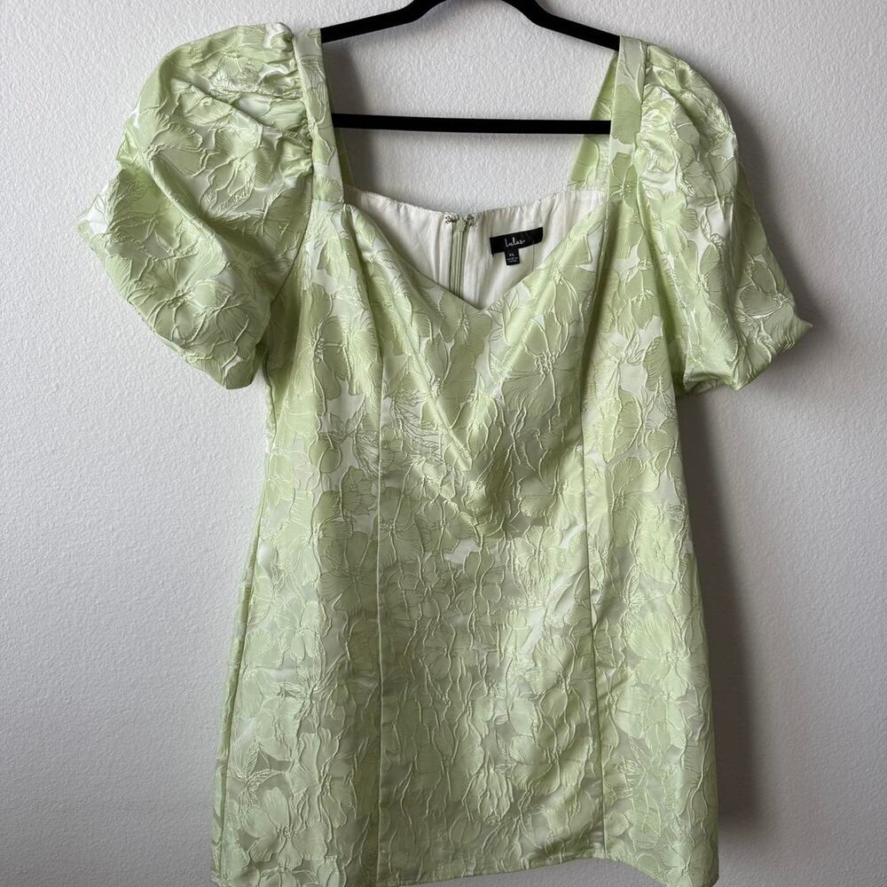 Lulus light green floral dress - Picture 6 of 8